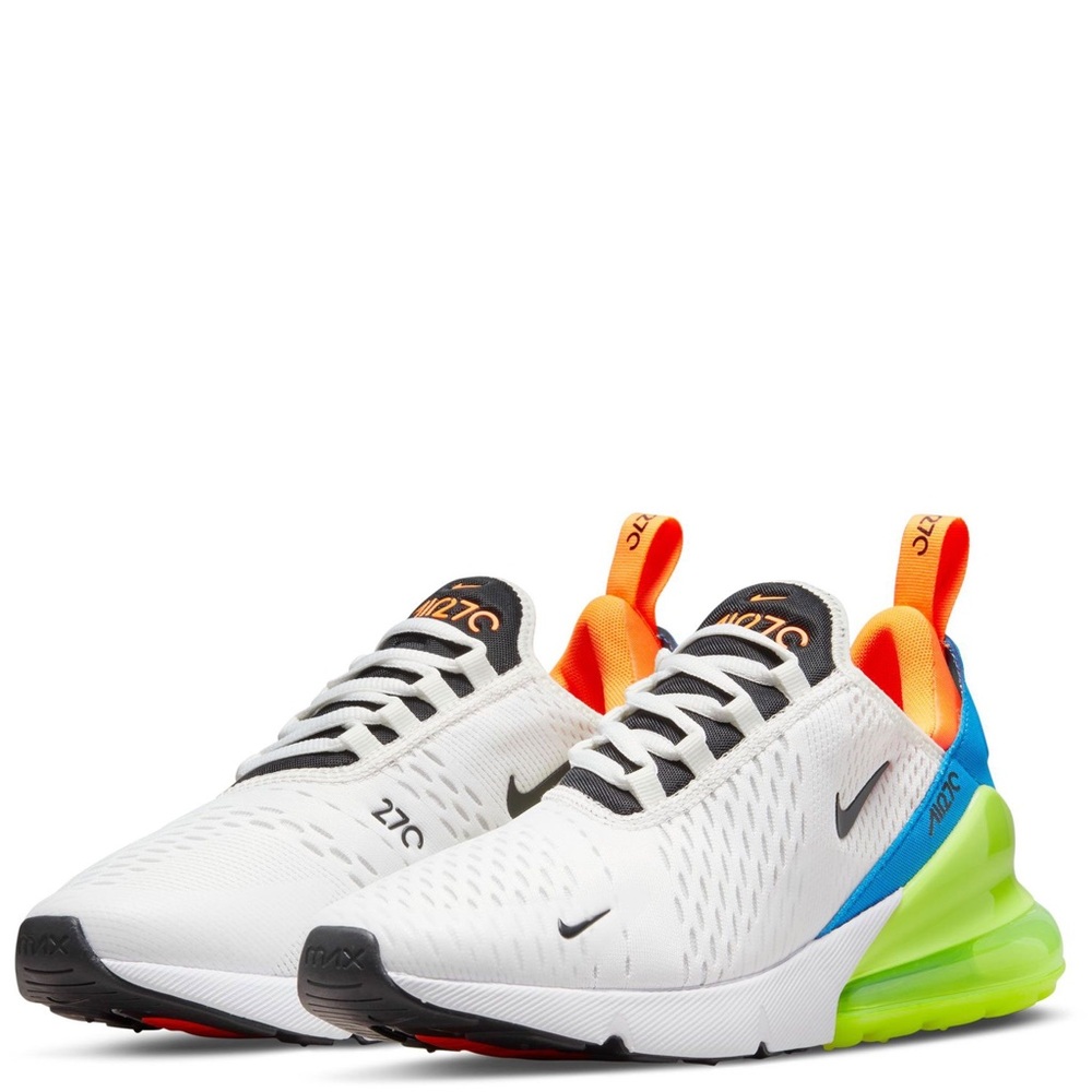 Nike Air Max 270 White Multi-Color Women's Shoes